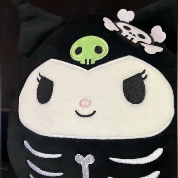 Skelly Kuromi 8” Sanrio Original Squishmallows Plush - Picture 2 of 11